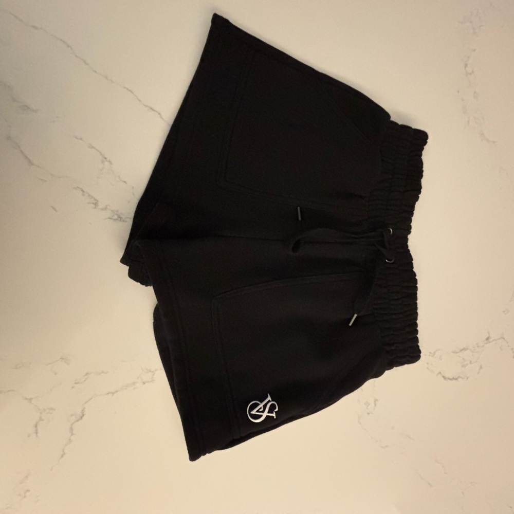 Victoria's Secret Black Athletic Shorts Performance Fabric